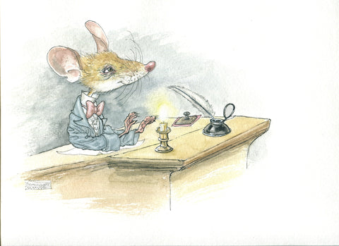 Tried to warm himself at the candle