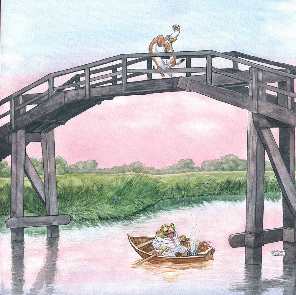 A great stone, dropped from above - The Wind in the Willows - Angel Dominguez