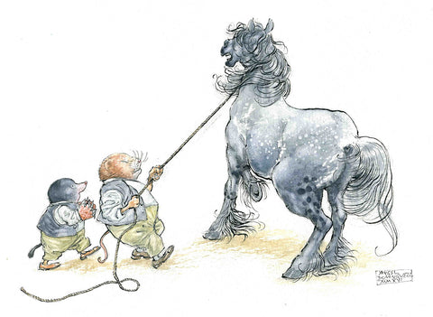 Caravan Horse - The Wind in the Willows - Angel Dominguez