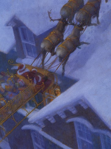 The Night before Christmas (Blue) -  Limited Edition Print by Christian Birmingham