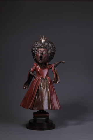 Large version of The Queen of Hearts - Limited Edition Bronze Sculpture