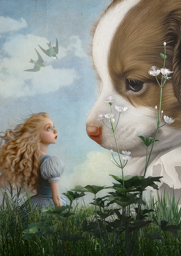 The Puppy - Alice in Wonderland.