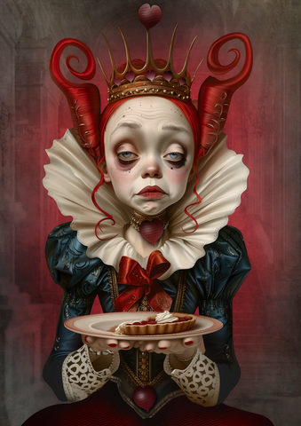 The Queen of Hearts - Alice in Wonderland.