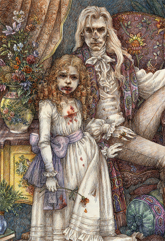 Lestat and Claudia - IWTV Ltd Ed Print