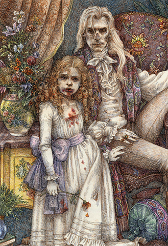 Lestat and Claudia - IWTV Ltd Ed Print