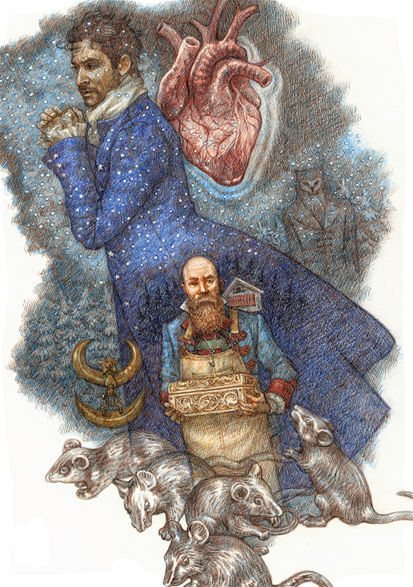 Dorian arrives at the Inn - Ltd Ed Print