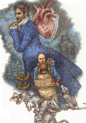 Dorian arrives at the Inn - Ltd Ed Print