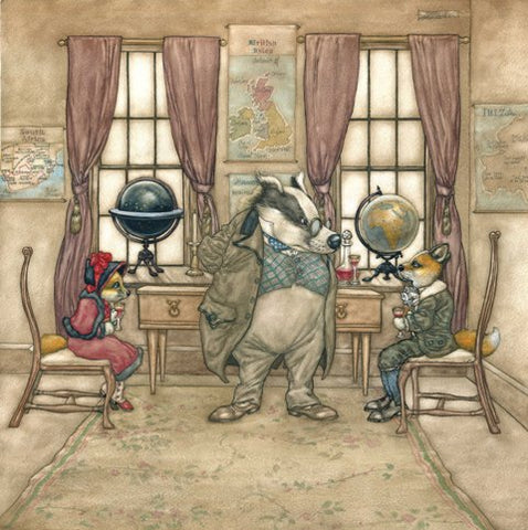Where the maps upon the wall, and celestial and terrestrial globes in the windows