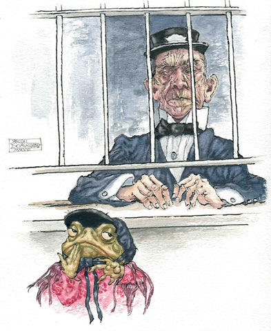 Here, Stand away from the Window! - The Wind in the Willows - Angel Dominguez