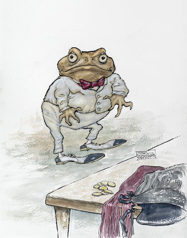 Take off that Coat and Waistcoat -The Wind in the Willows - Angel Dominguez