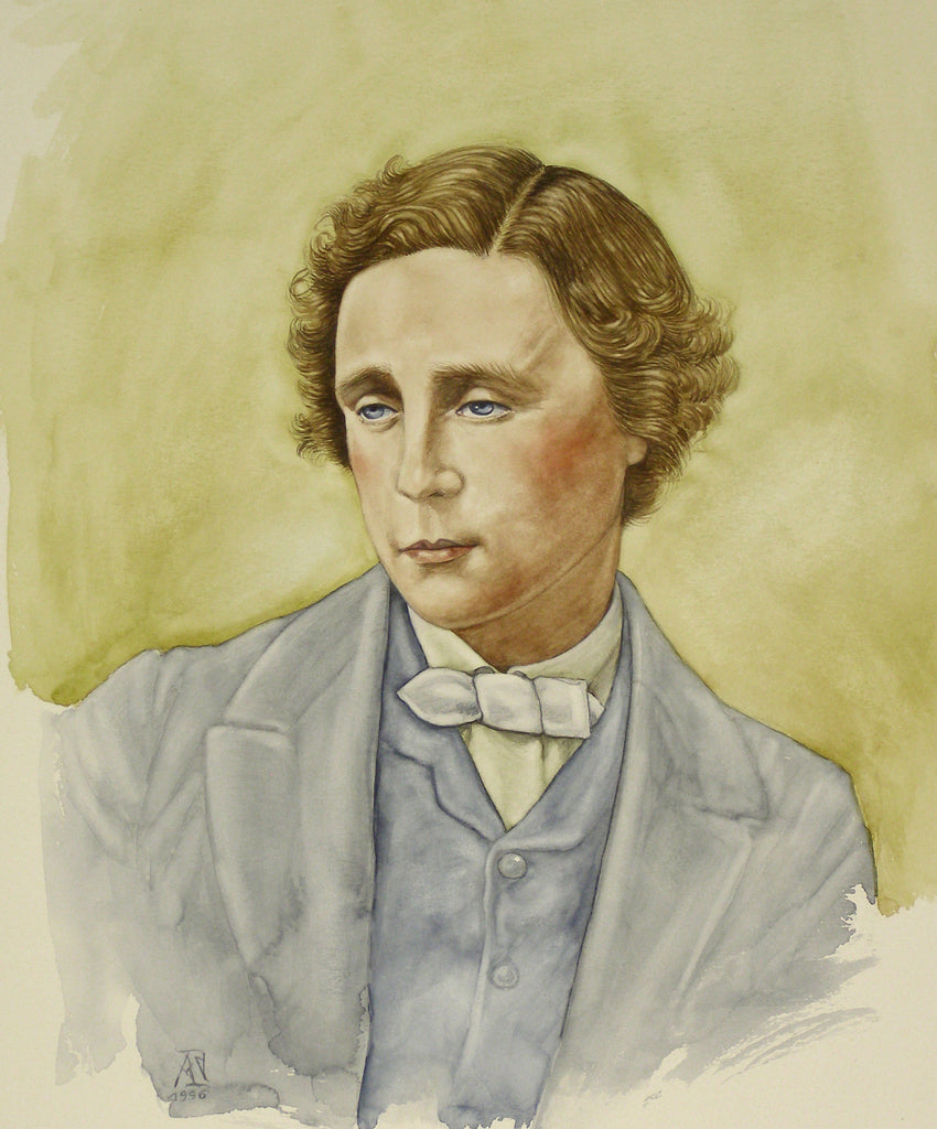 Lewis Carroll - Portrait by Angel Dominguez