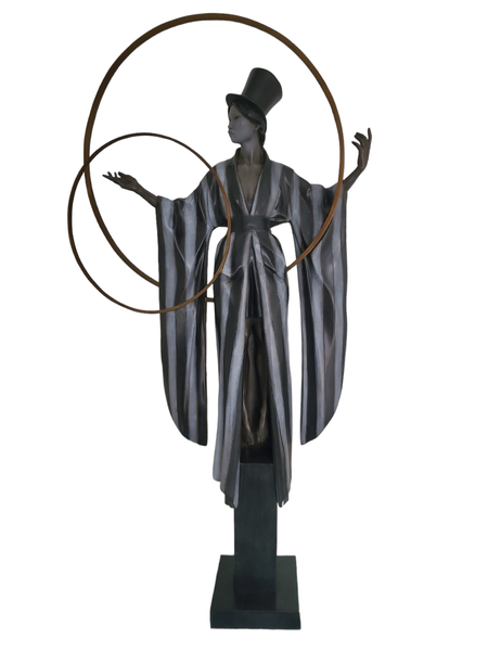 Tsukiko - 'The Night Circus' sculpture by Rachel Talbot