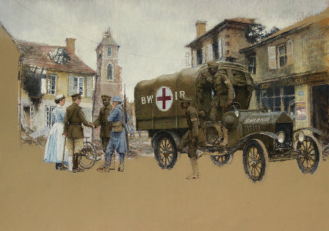 The Red Cross - The Butterfly Lion by Christian Birmingham