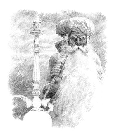 The Caterpillar and Hookah Pipe - Alice's Adventures in Wonderland