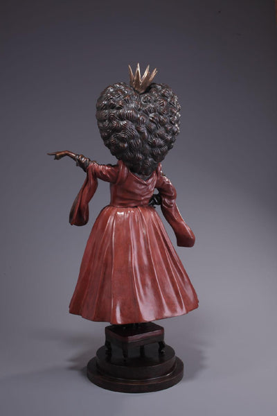 Large version of The Queen of Hearts - Limited Edition Bronze Sculpture